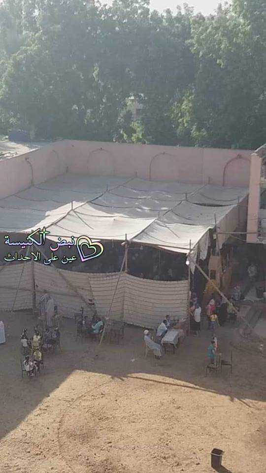 بالصور استغاثه من أقباط الأقصر للرئيس السيسي نصلي في خيمه والمسئولين ضحكوا علينا ننتظر تدخلك