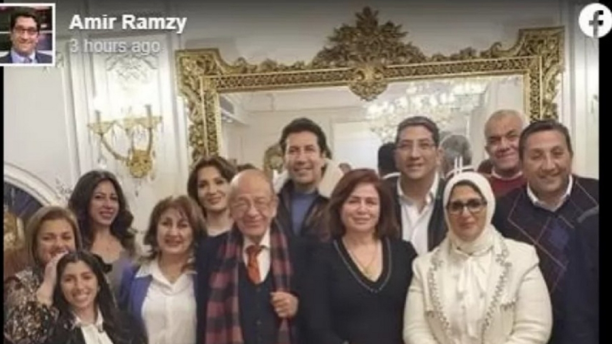 هالة زايد وزيرة الصحة السابقه في ظهور مفاجئ لاول مرة بعد استقالتها مع هؤلاء